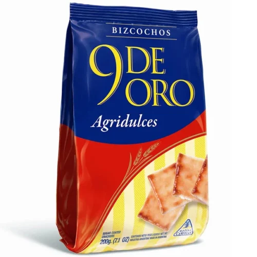 9 De Oro Sugar Crackers 200g